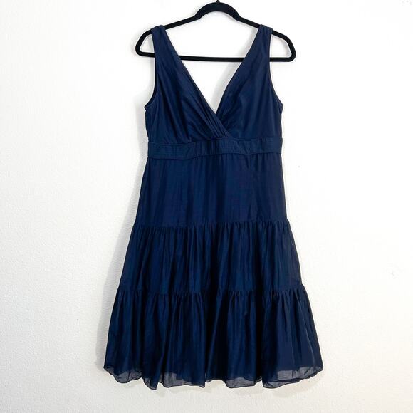 Lauren Ralph Lauren Dress Womens 10 Tiered Summer Babydoll Boho Wedding Guest - Picture 1 of 6